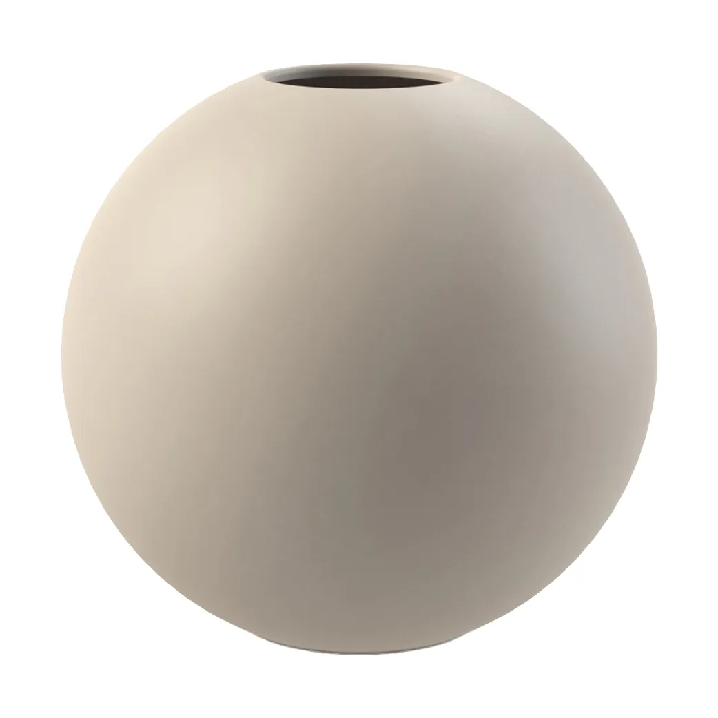 Ball Vase sand, 20cm Cooee Design