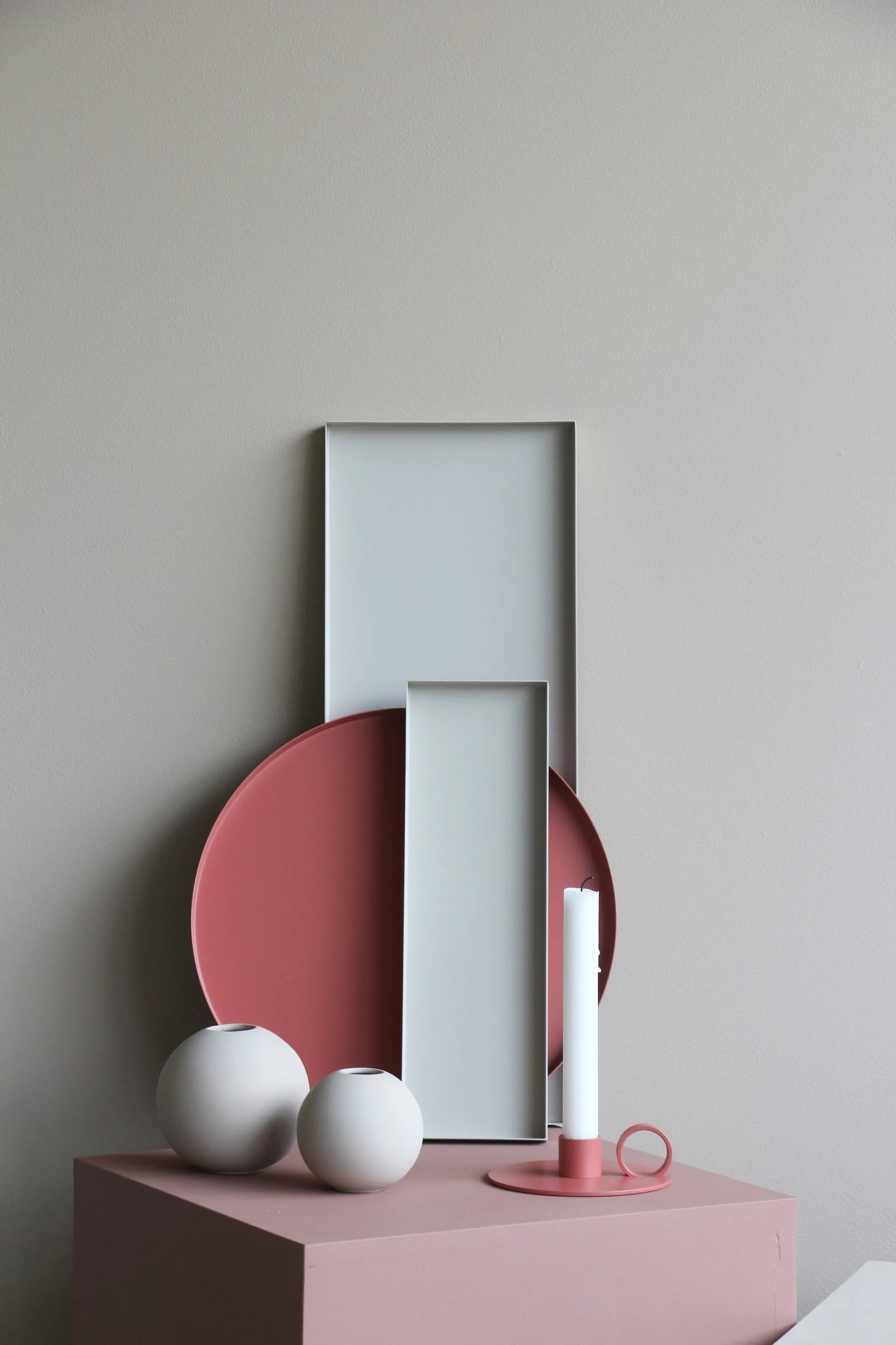 Ball Vase sand, 8cm Cooee Design