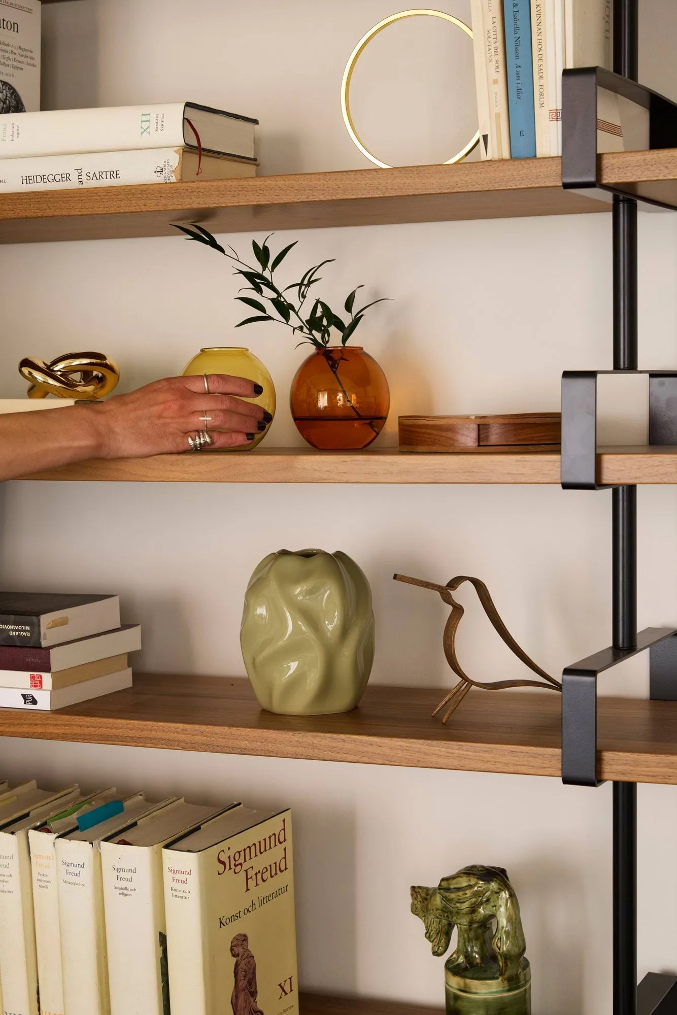 Bubble Vase, Goldgelb Cooee Design