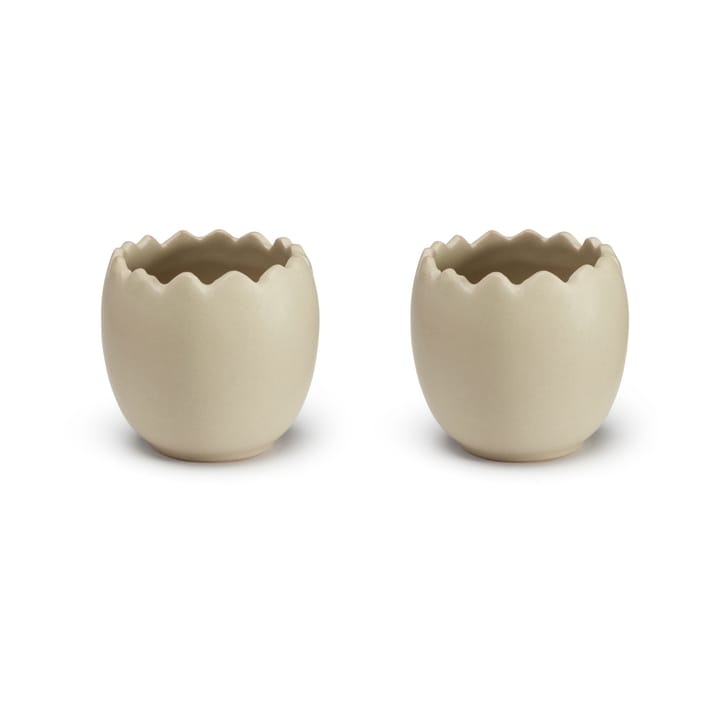 Cooee Eierbecher 2er-Pack, Sand Cooee Design