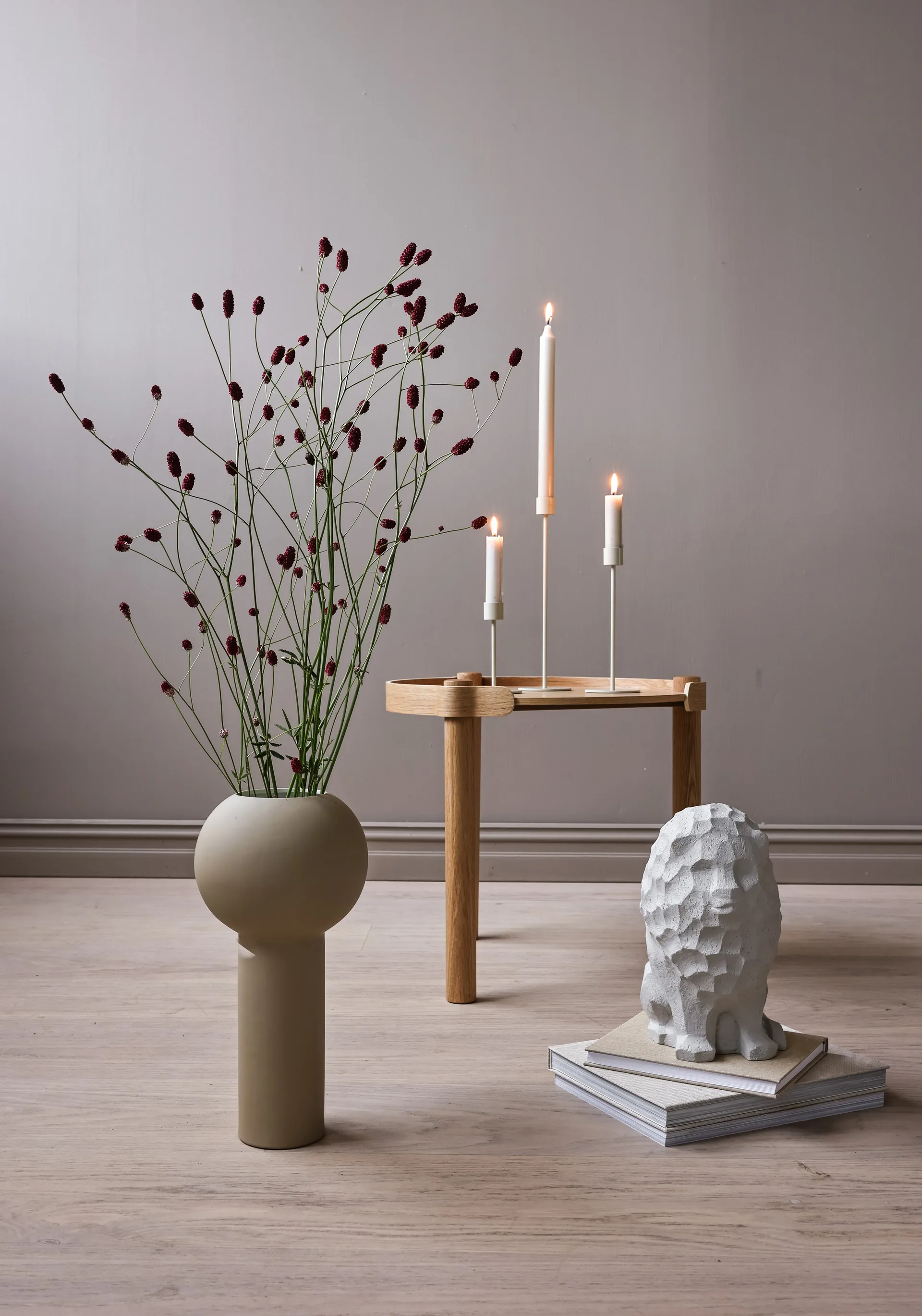 Cooee Kerzenhalter 13cm, Sand Cooee Design