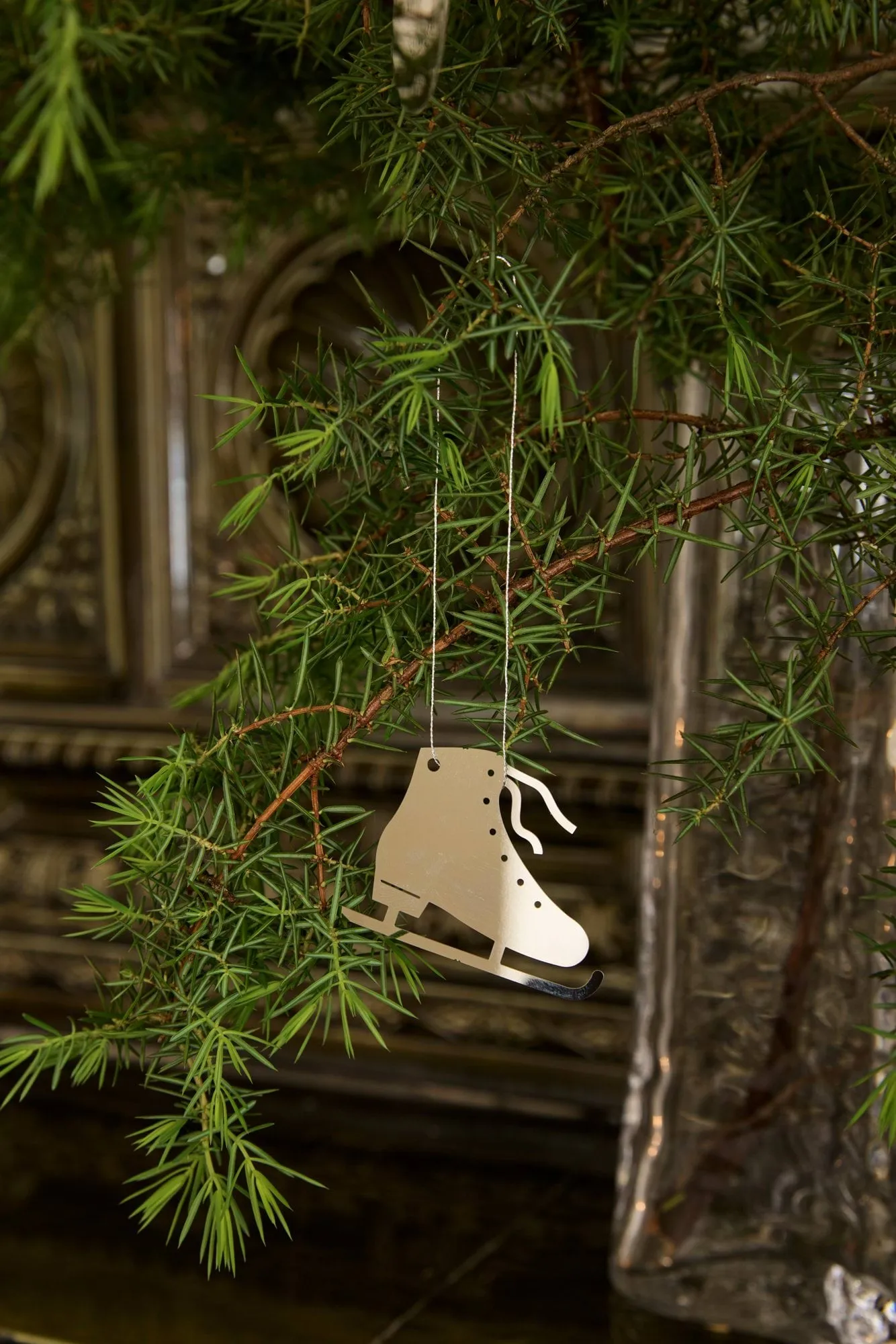 Deco Winter activities Weihnachtsanhänger 6 Teile, Edelstahl Cooee Design