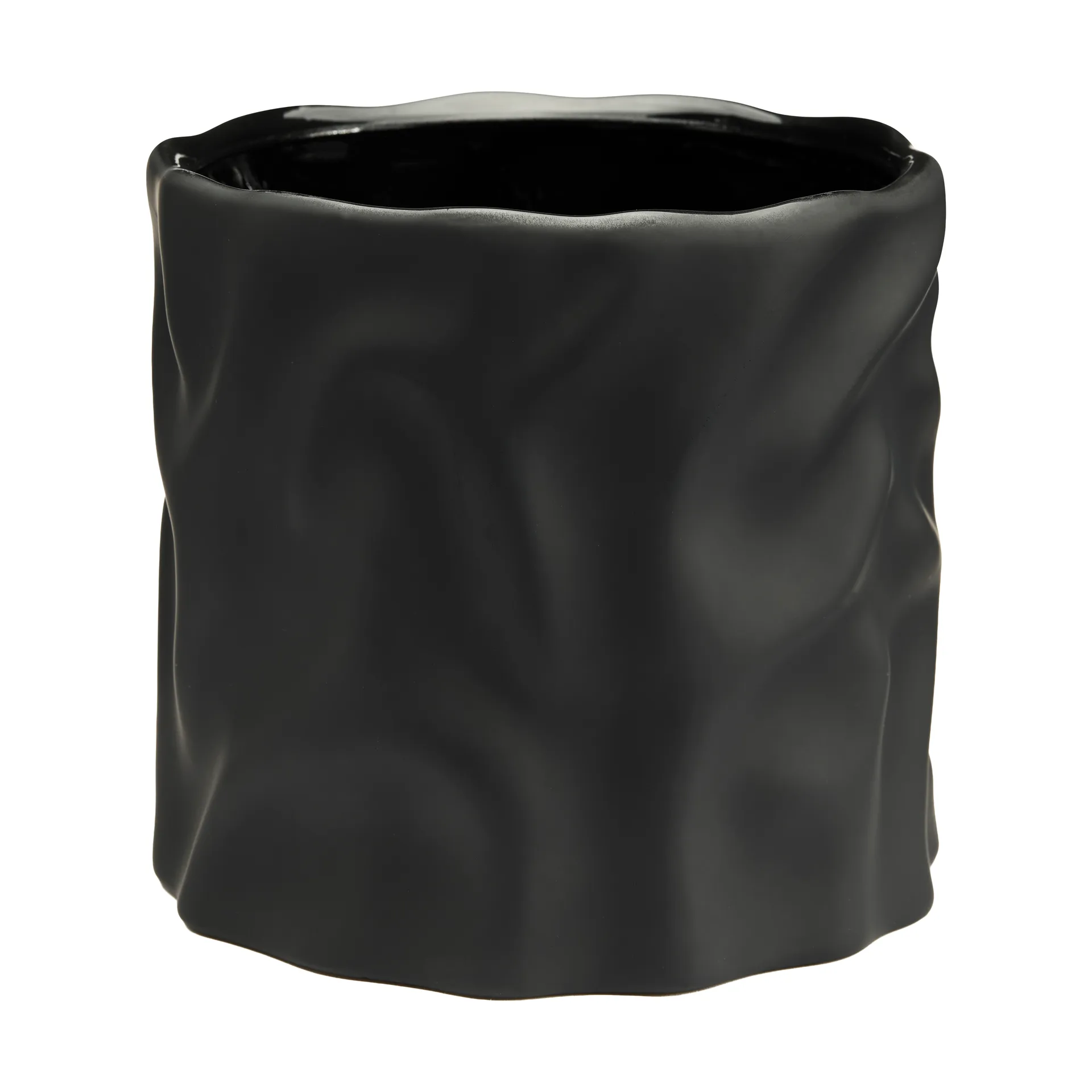 Drift desert Blumentopf, Black, Medium Ø17,5 cm Cooee Design