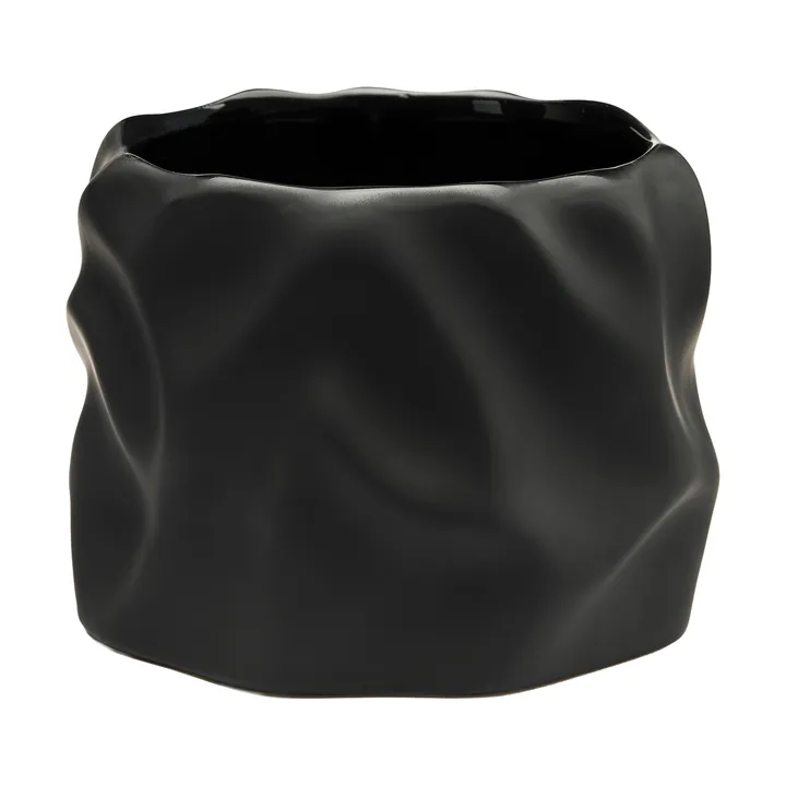 Drift desert Blumentopf - Schwarz, klein Ø15 cm - Cooee Design