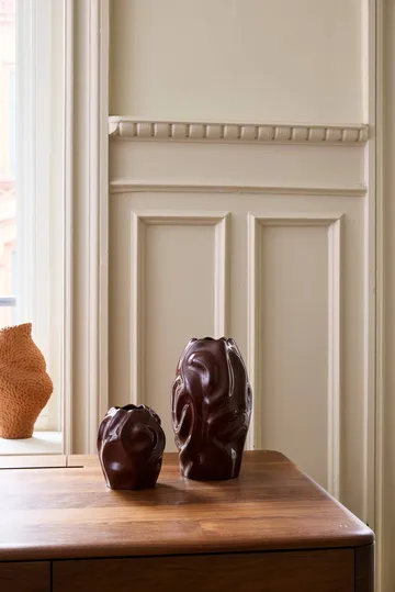 Drift desert Vase 16cm - Weinrot - Cooee Design