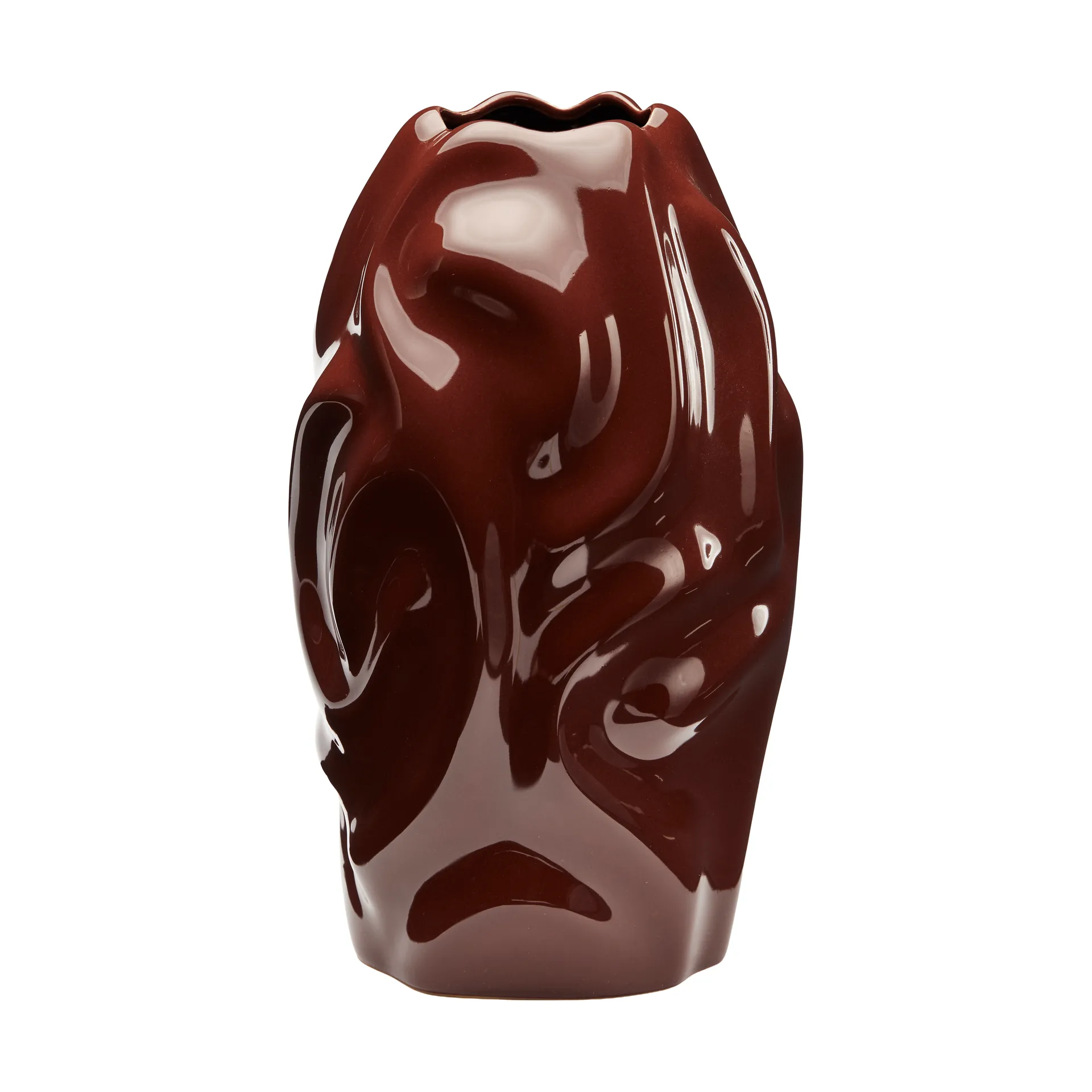 Drift desert Vase 28cm, Weinrot Cooee Design