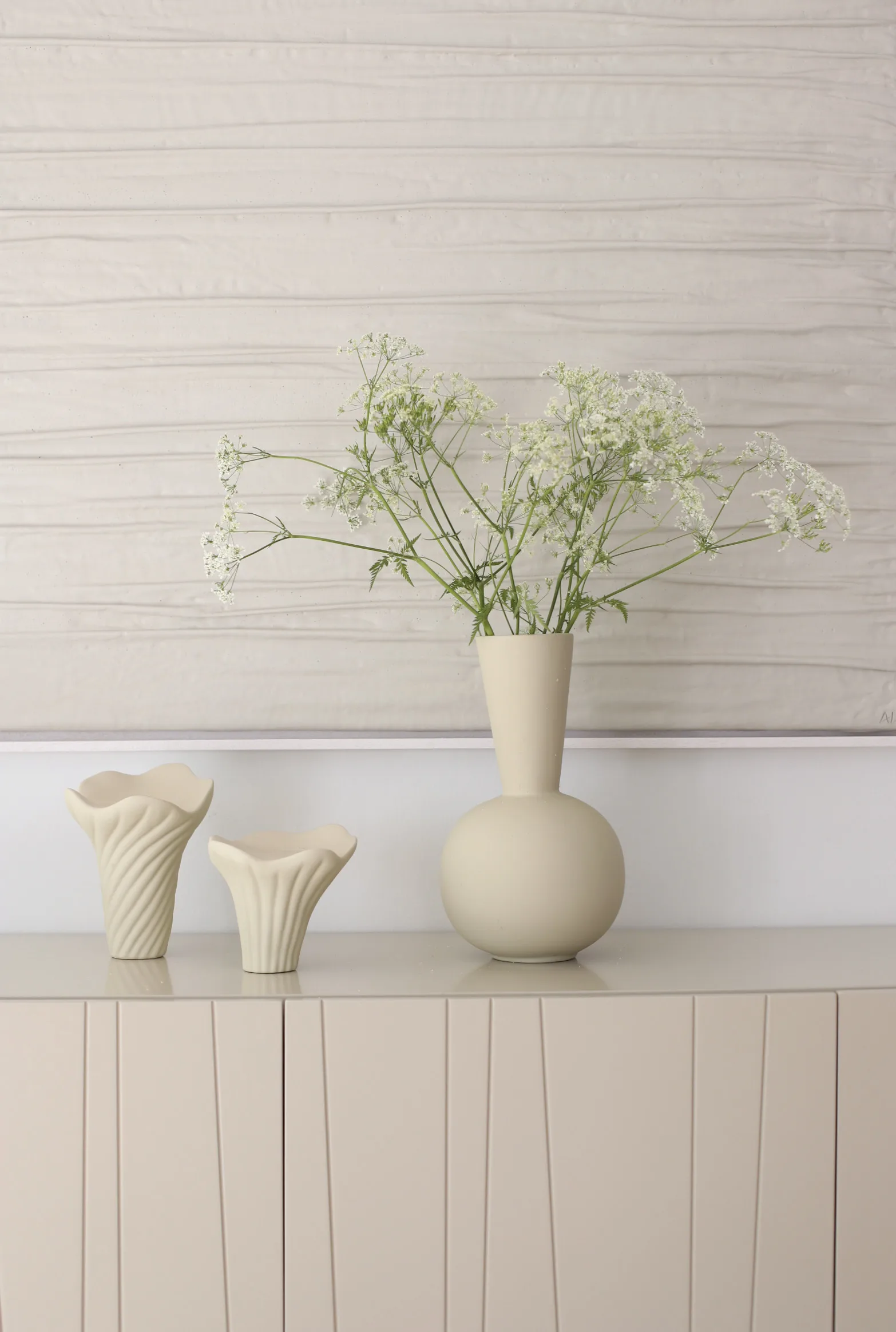 Fungi Skulptur large 18cm, Linnen Cooee Design