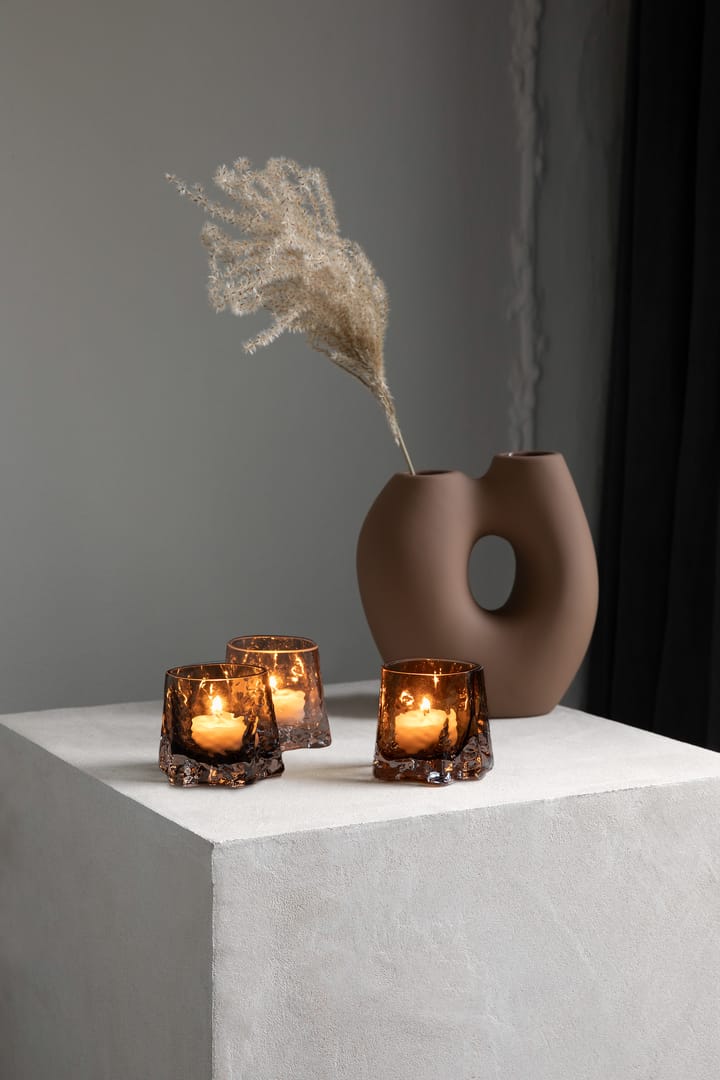 Gry Windlicht Ø8cm, Cognac Cooee Design