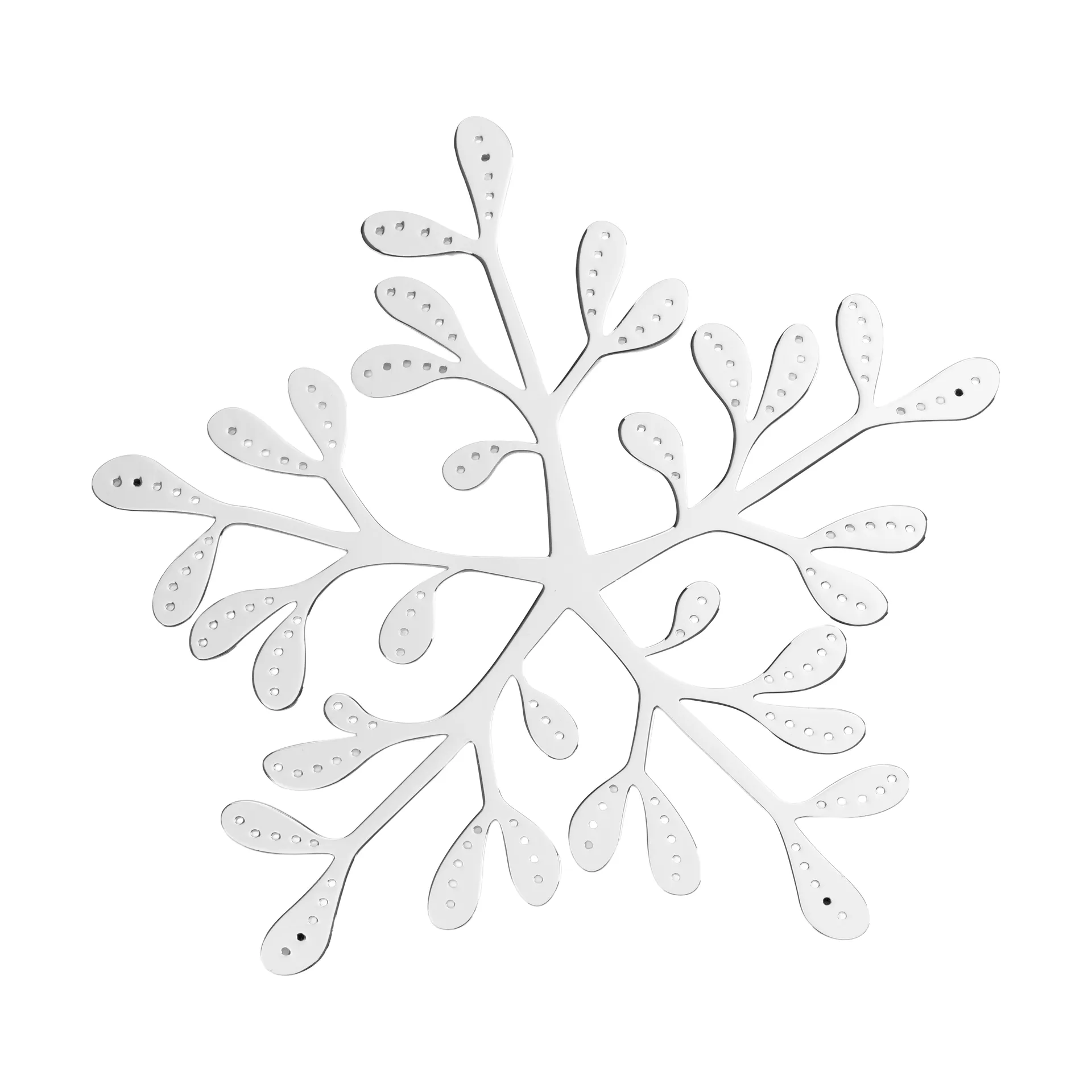 Mistelzweig Topfuntersetzer Ø20 cm, Edelstahl Cooee Design