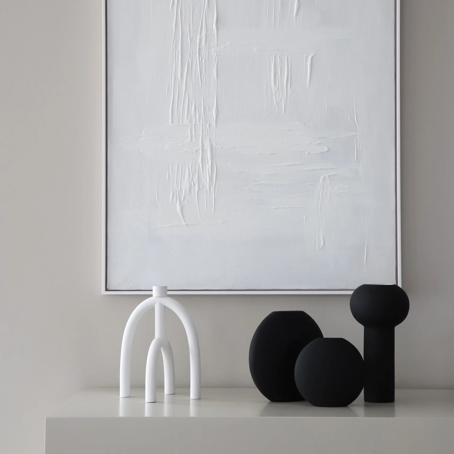 Pillar Vase 24cm, Black Cooee Design