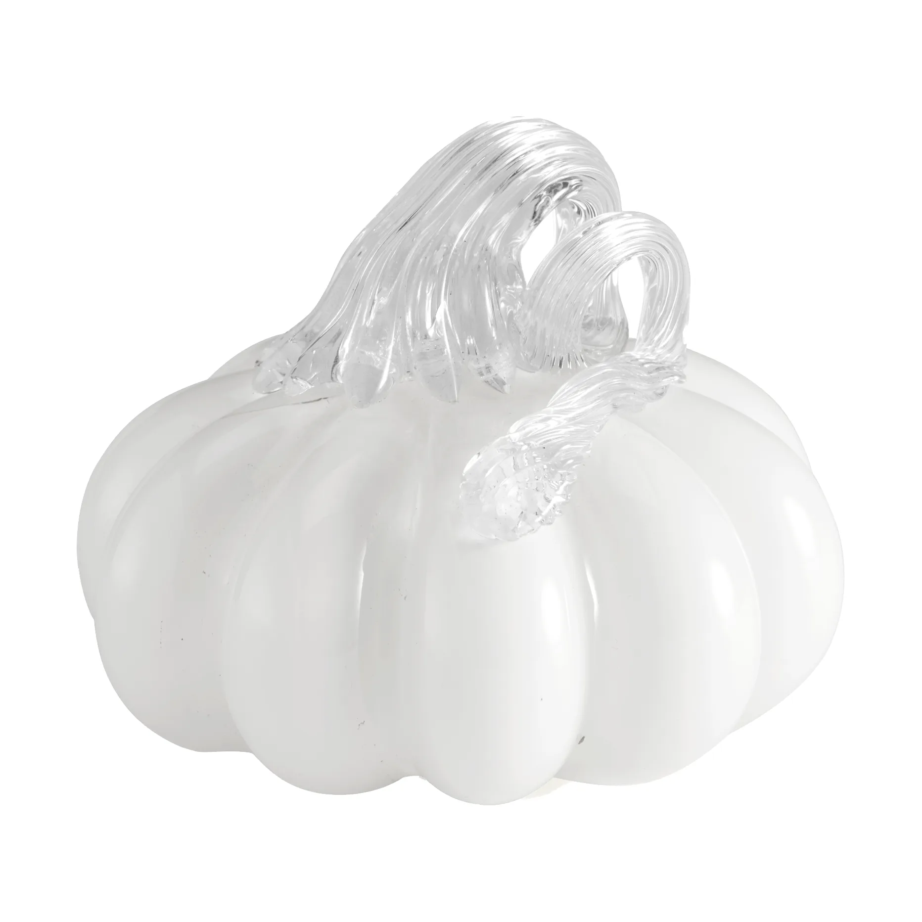 Pumpkin Dekoration 8 cm, White Cooee Design