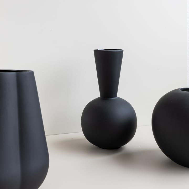 Trumpet Vase 30cm, Black Cooee Design