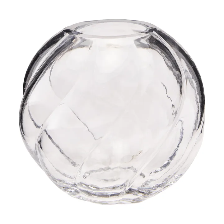 Twist Ball Vase 12 cm - Klar - Cooee Design