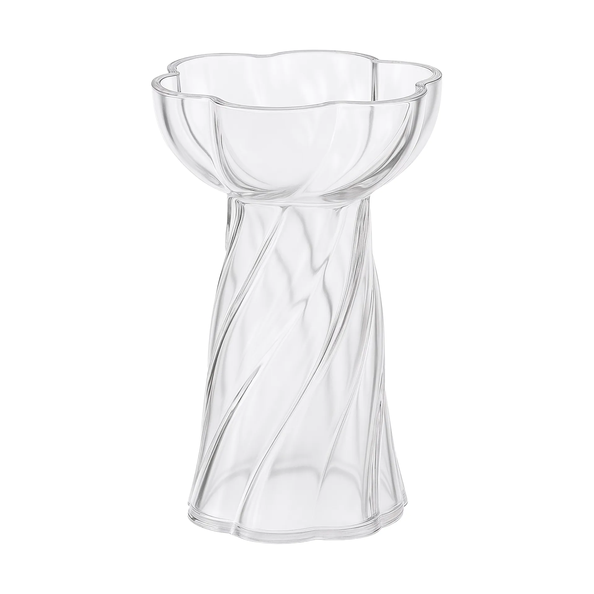 Twist Glühlampe Vase 19 cm, Clear Cooee Design