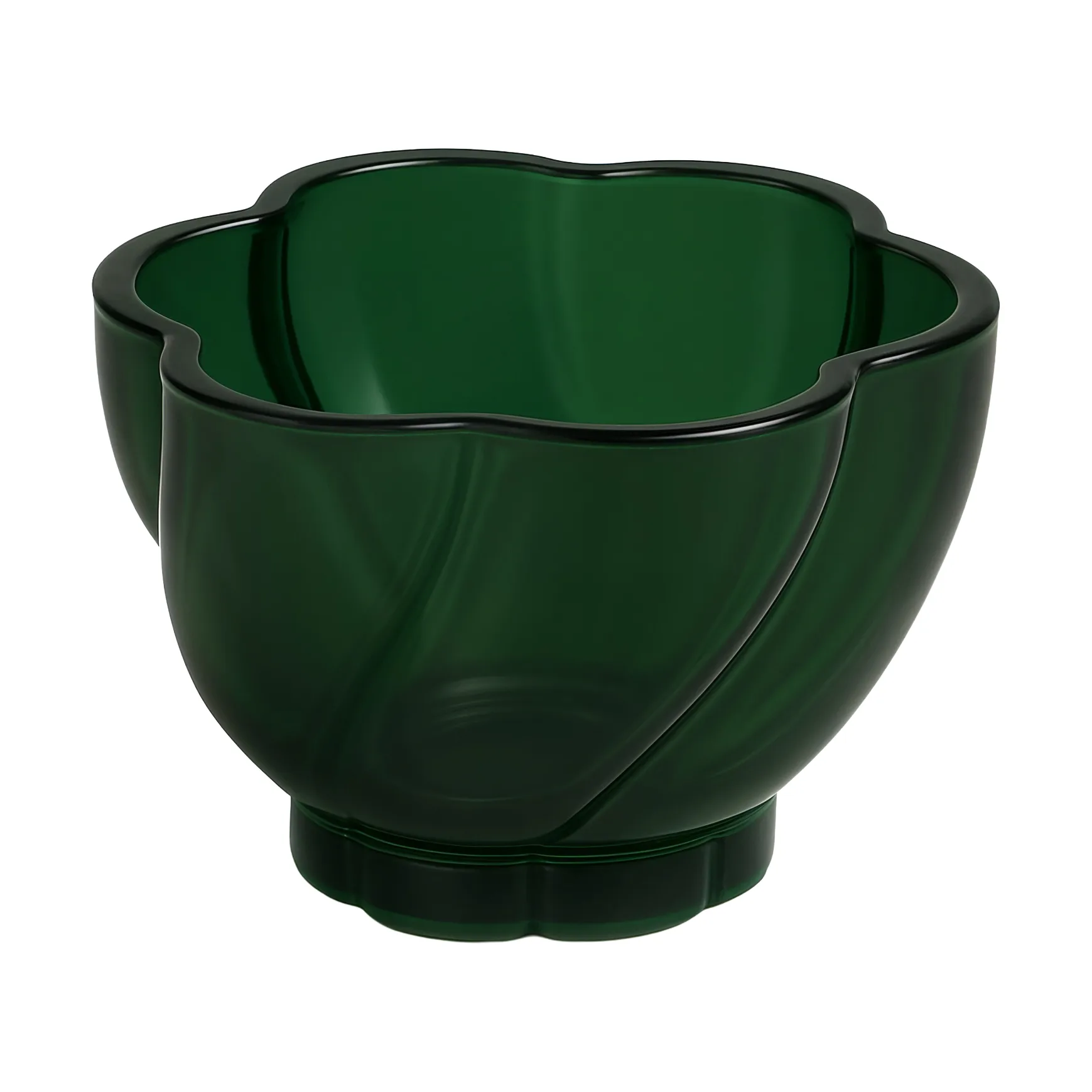 Twist Teelichtschale Ø10x5,5 cm, Forest green Cooee Design