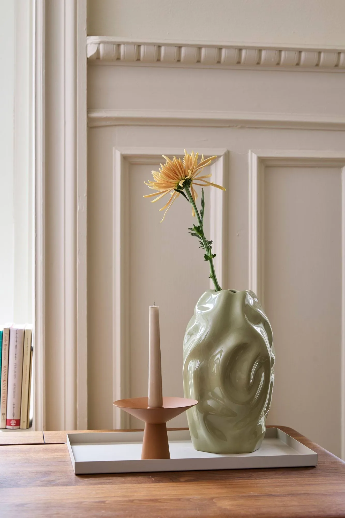 Uma Kerzenständer , Terrakotta Cooee Design