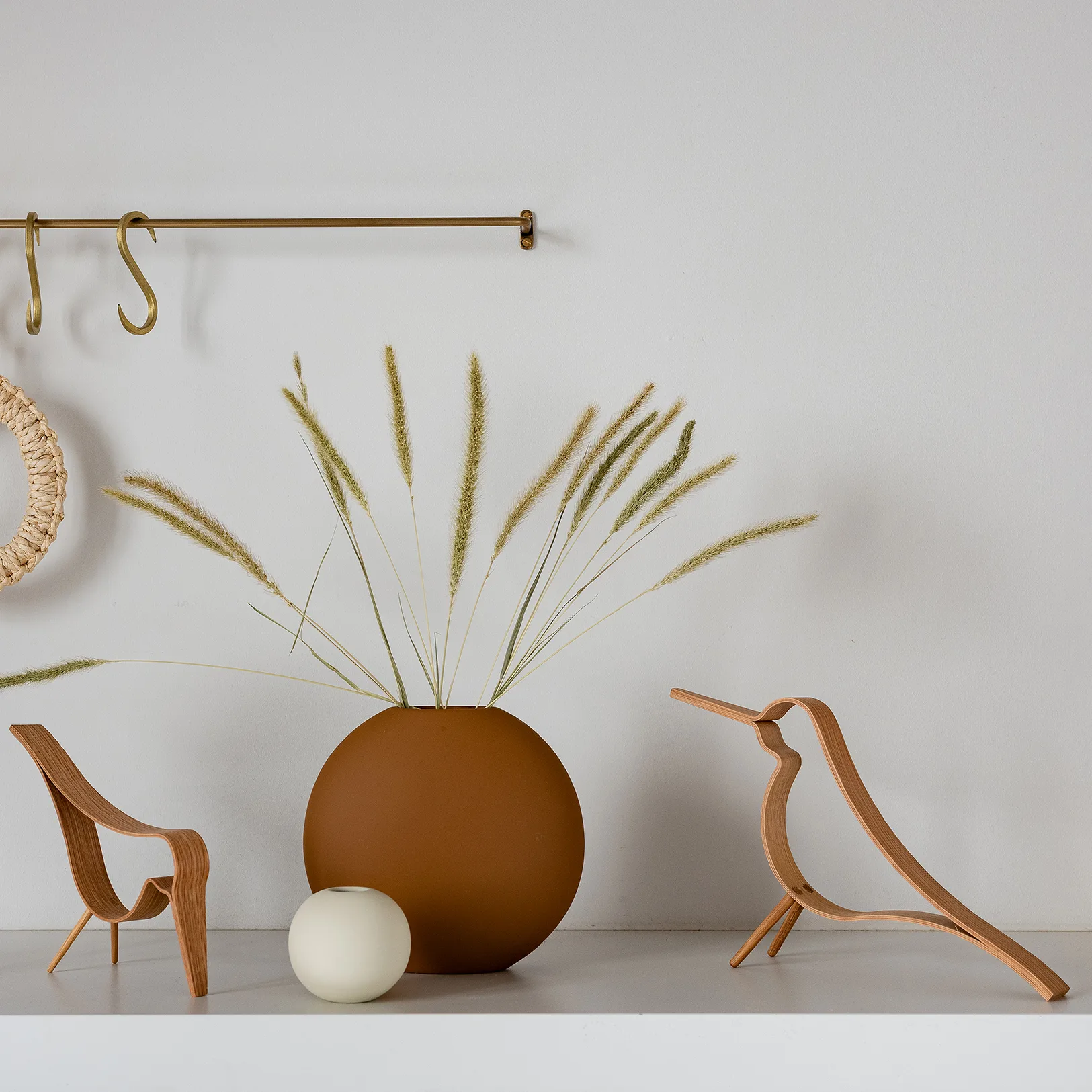 Woody Bird groß, Eiche Cooee Design