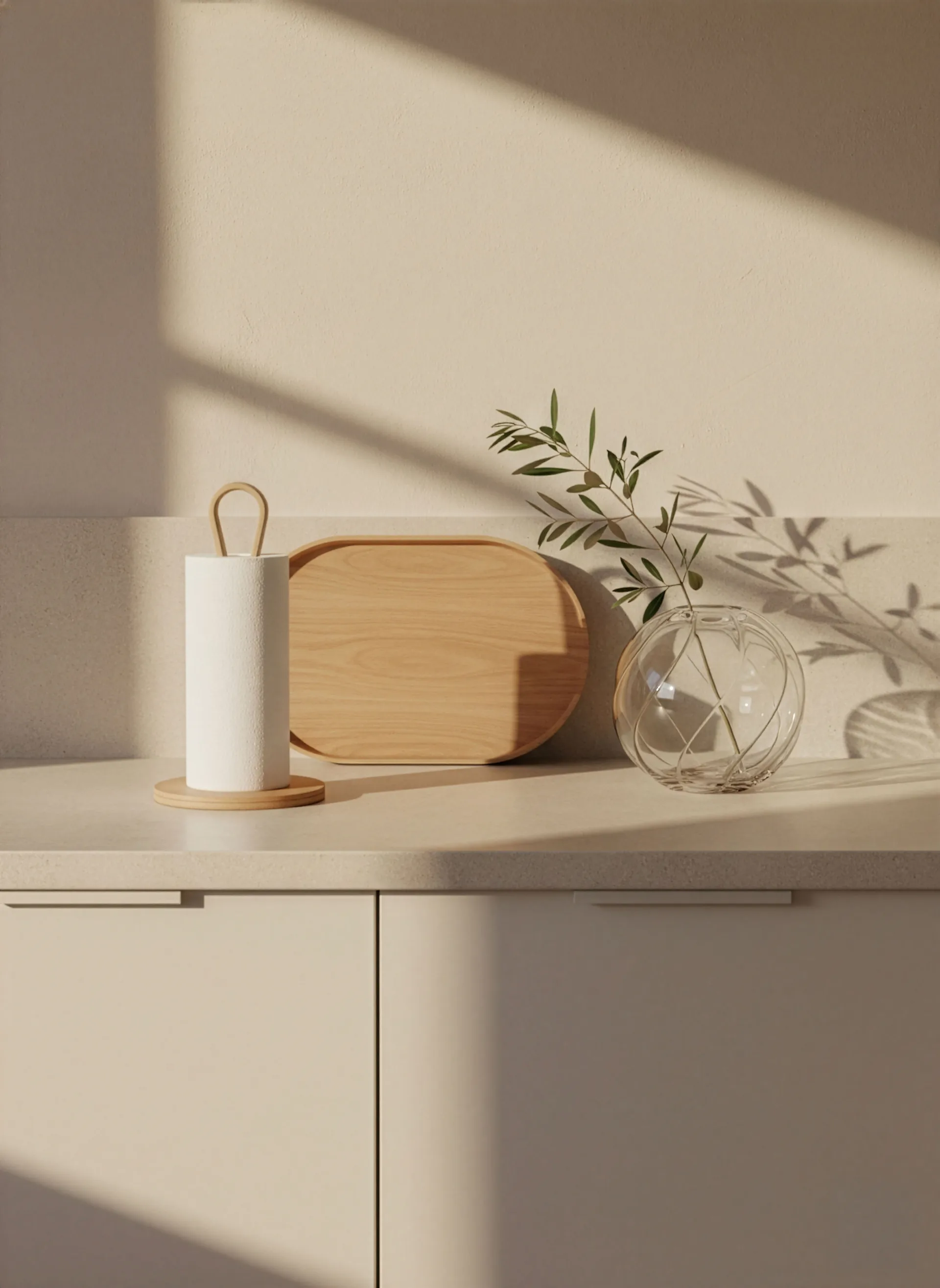 Woody Küchenpapierhalter, Eiche Cooee Design
