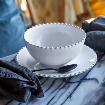 Pearl Schale - Weiß, Ø17 cm - Costa Nova