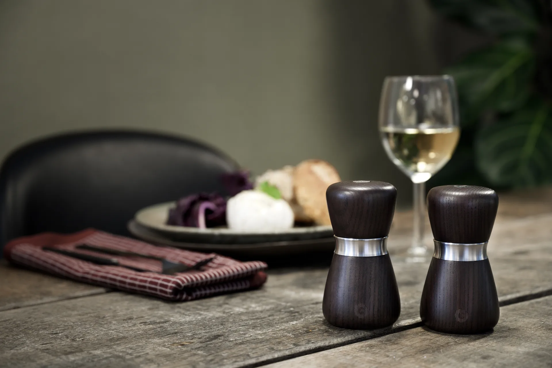 Kyoto Gewürzmühle, Brown glaze, FSC ash, 10 cm Crushgrind