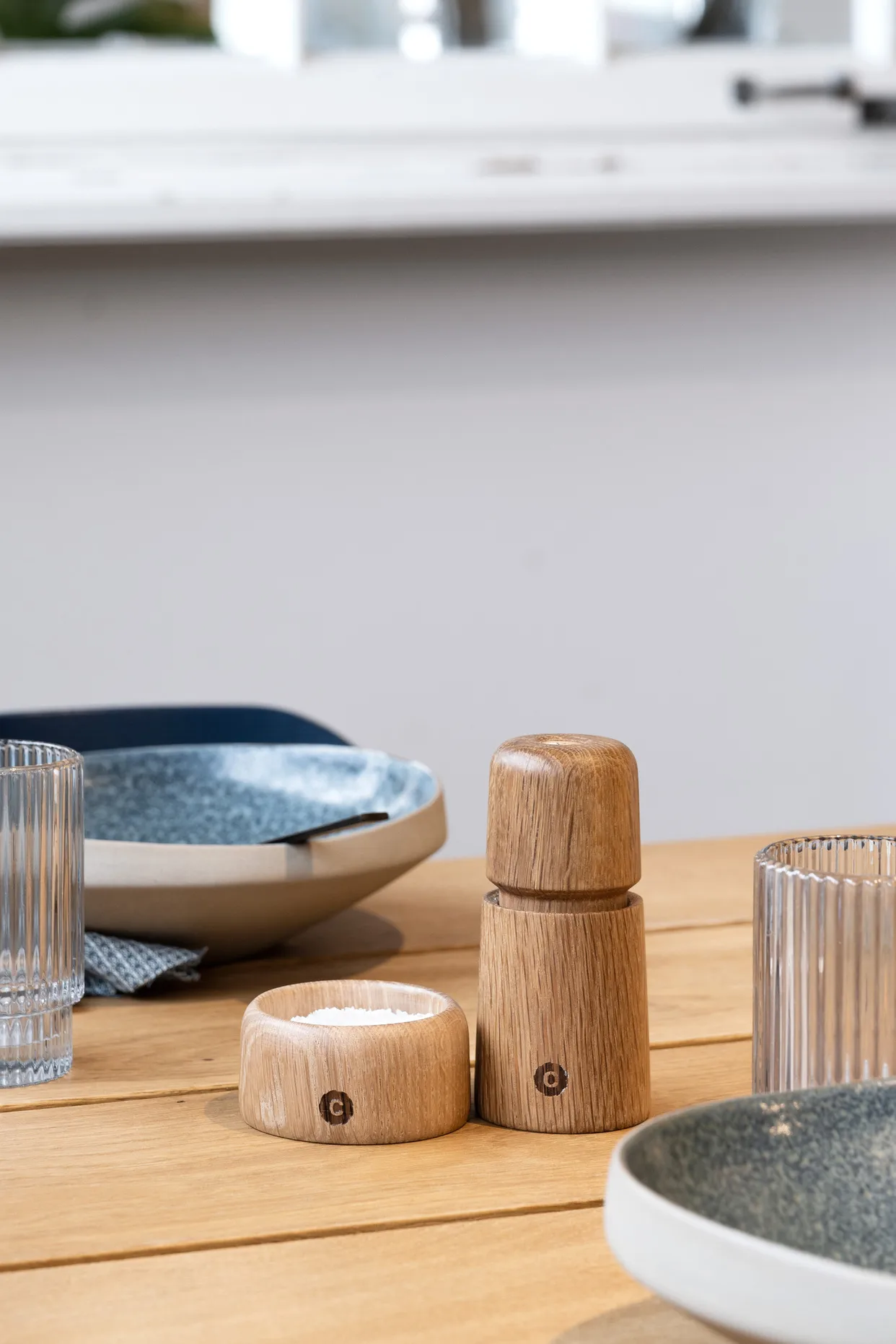 Stockholm Gewürzmühle, Natural, FSC oak, 11 cm Crushgrind