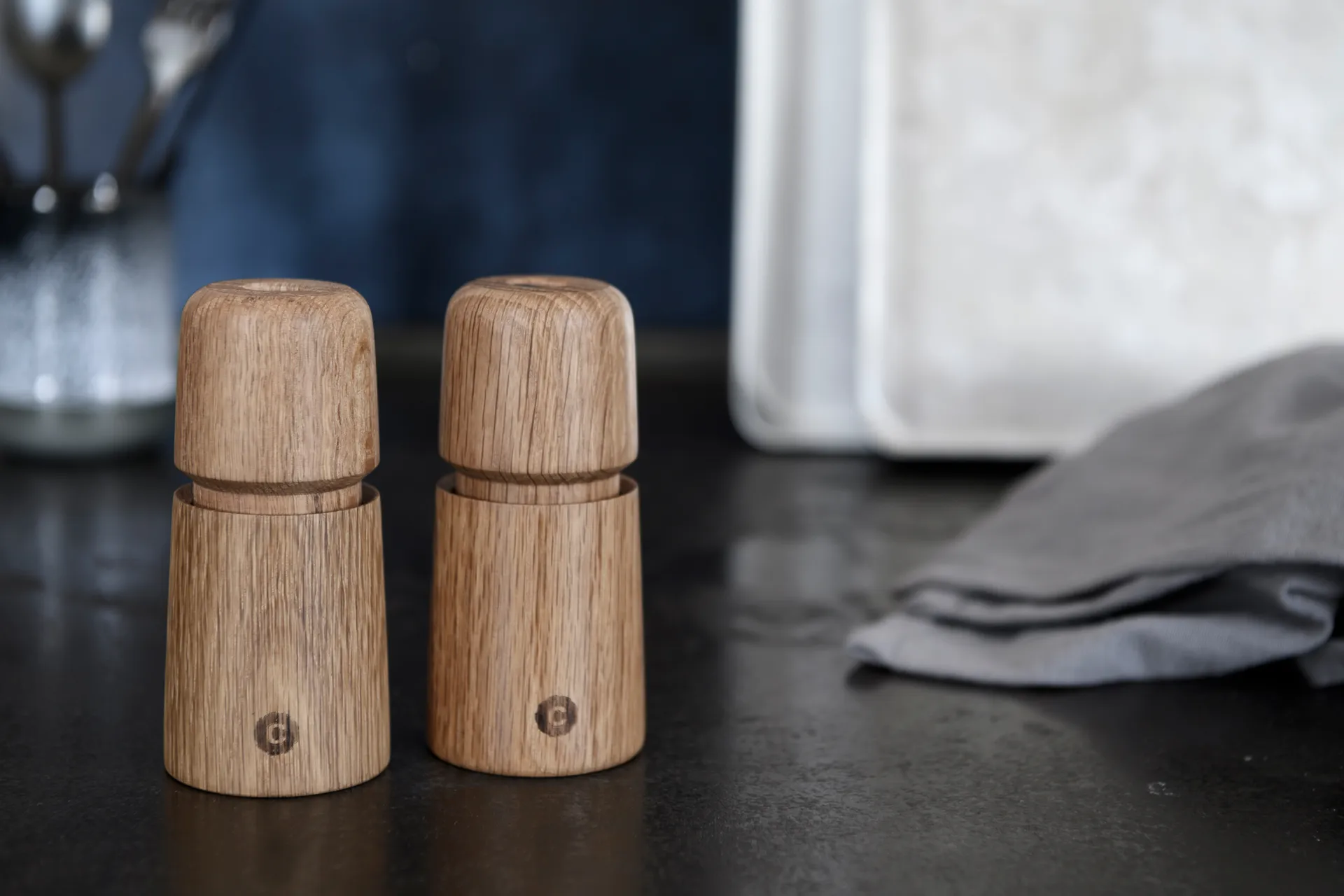 Stockholm Gewürzmühle, Natural, FSC oak, 11 cm Crushgrind