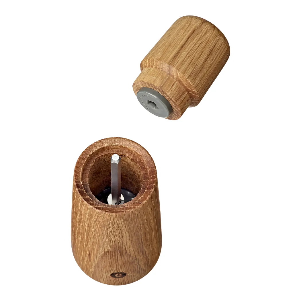Stockholm Gewürzmühle, Natural, FSC oak, 17 cm Crushgrind