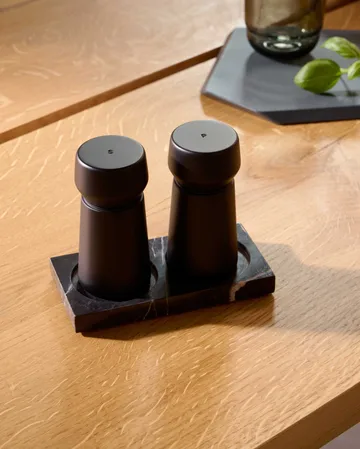 Tabletopper Gewürzmühlenständer - Black marble - Crushgrind