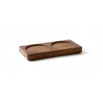 Tabletopper Gewürzmühlenständer - FSC walnut - Crushgrind
