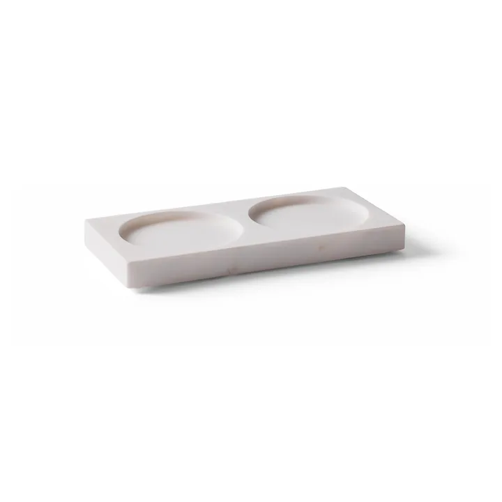 Tabletopper Gewürzmühlenständer - White marble - Crushgrind