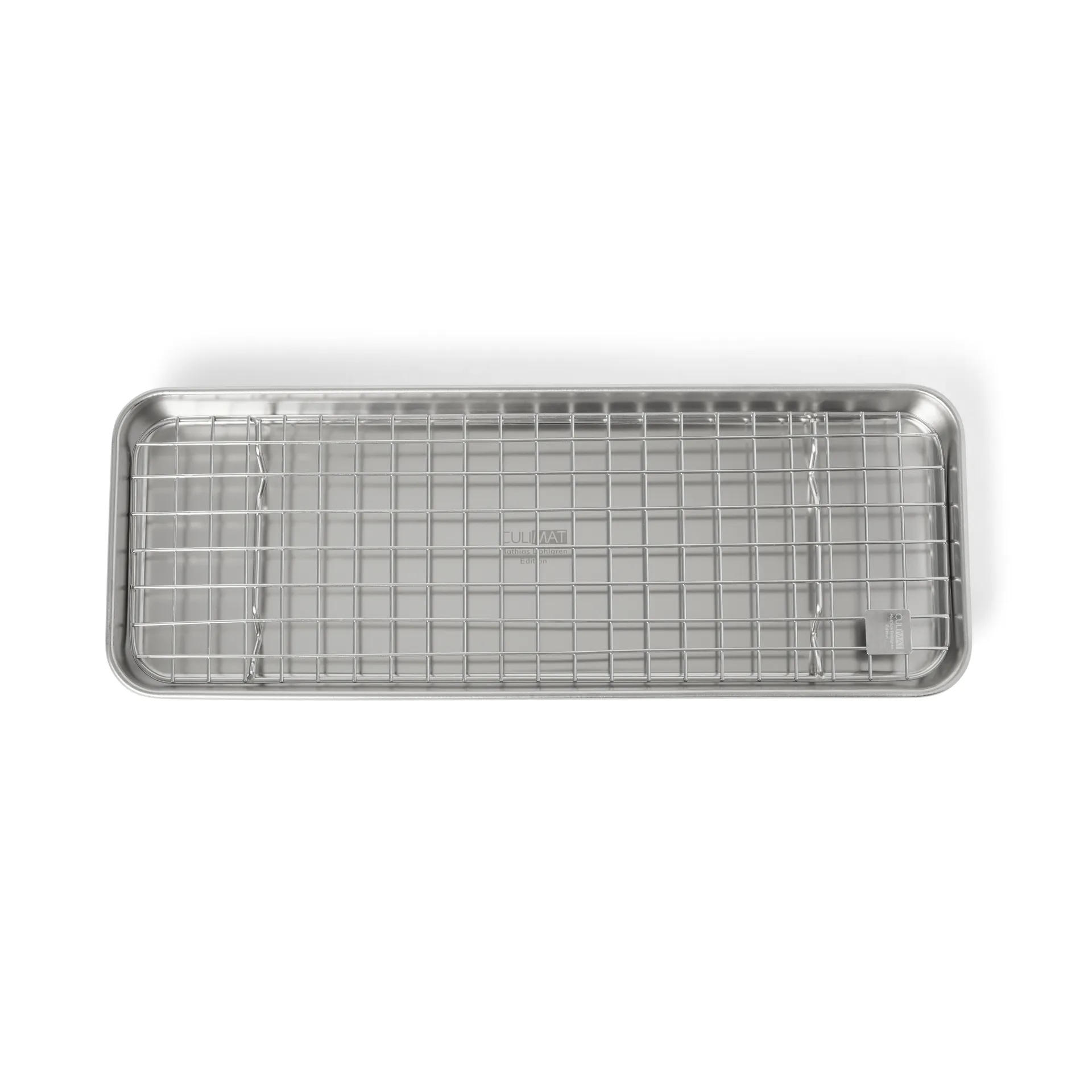 Culimat Gastronormbehälter mit Abkühlgitter, Edelstahl, 38x14x2,5 cm Culimat