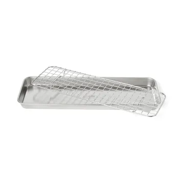 Culimat Gastronormbehälter mit Abkühlgitter - Edelstahl, 38x14x2,5 cm - Culimat