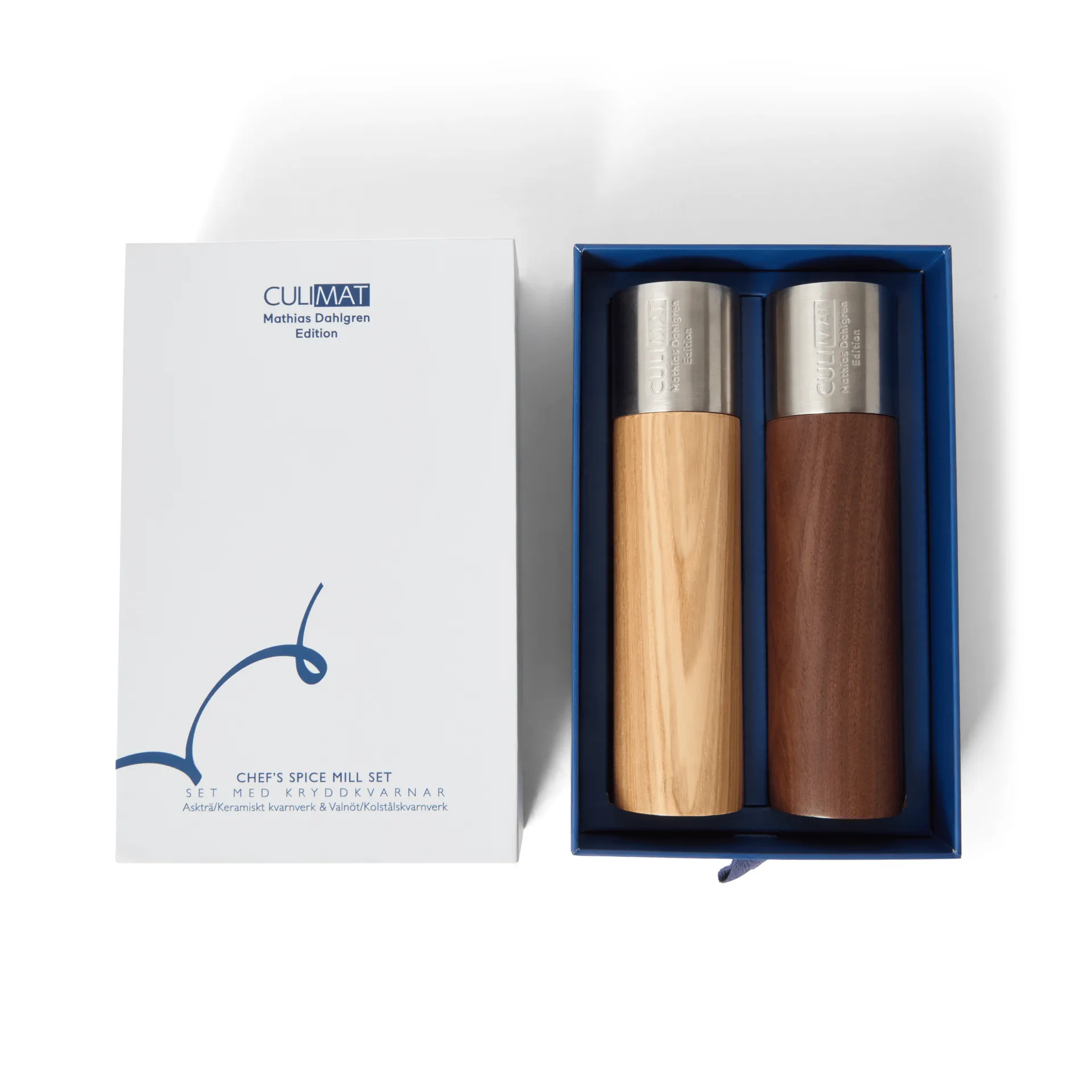 Culimat Gewürzmühle, Esche-Walnuss, 2-teilig Culimat