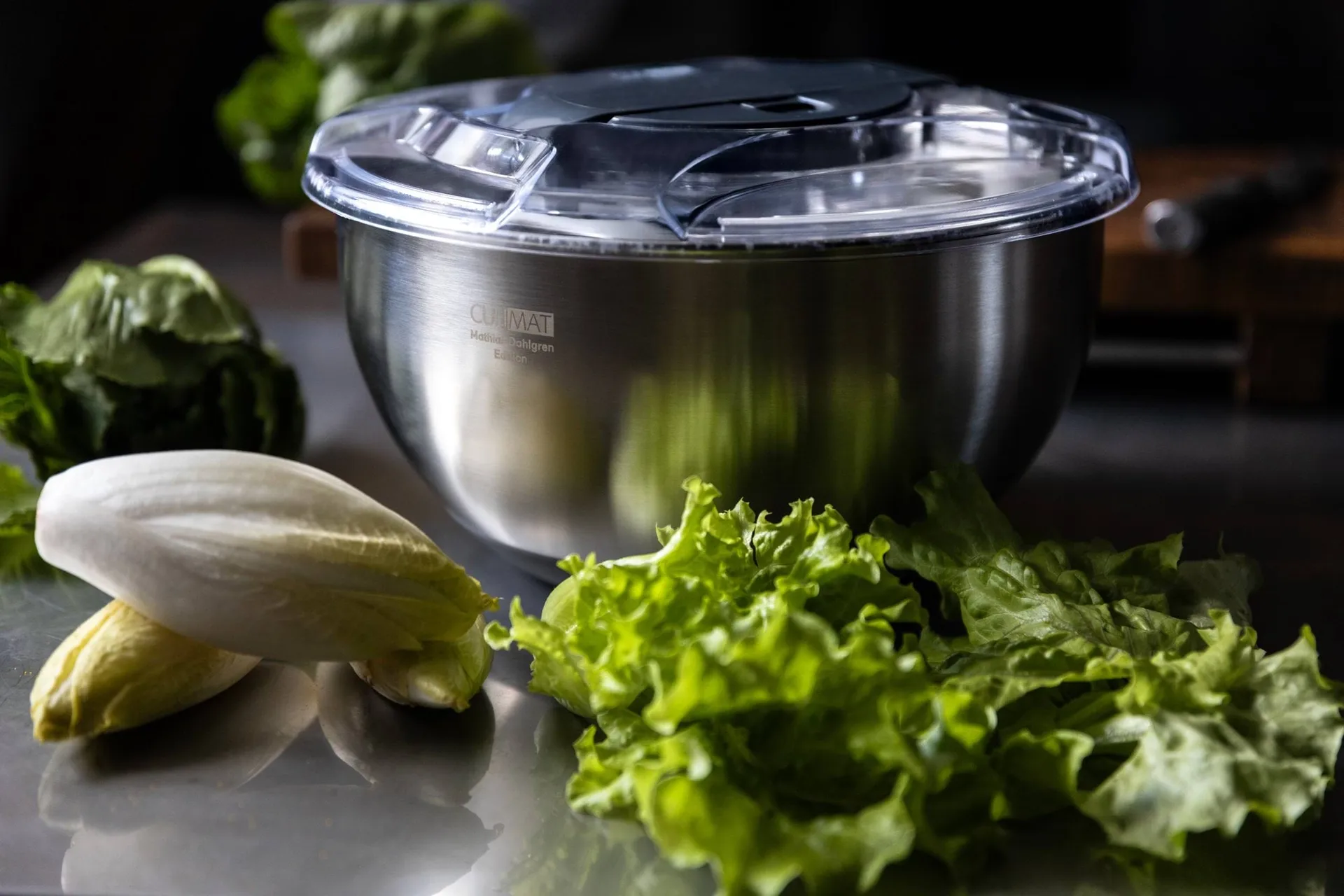 Culimat Salatschleuder, Edelstahl, 5,5 L Culimat