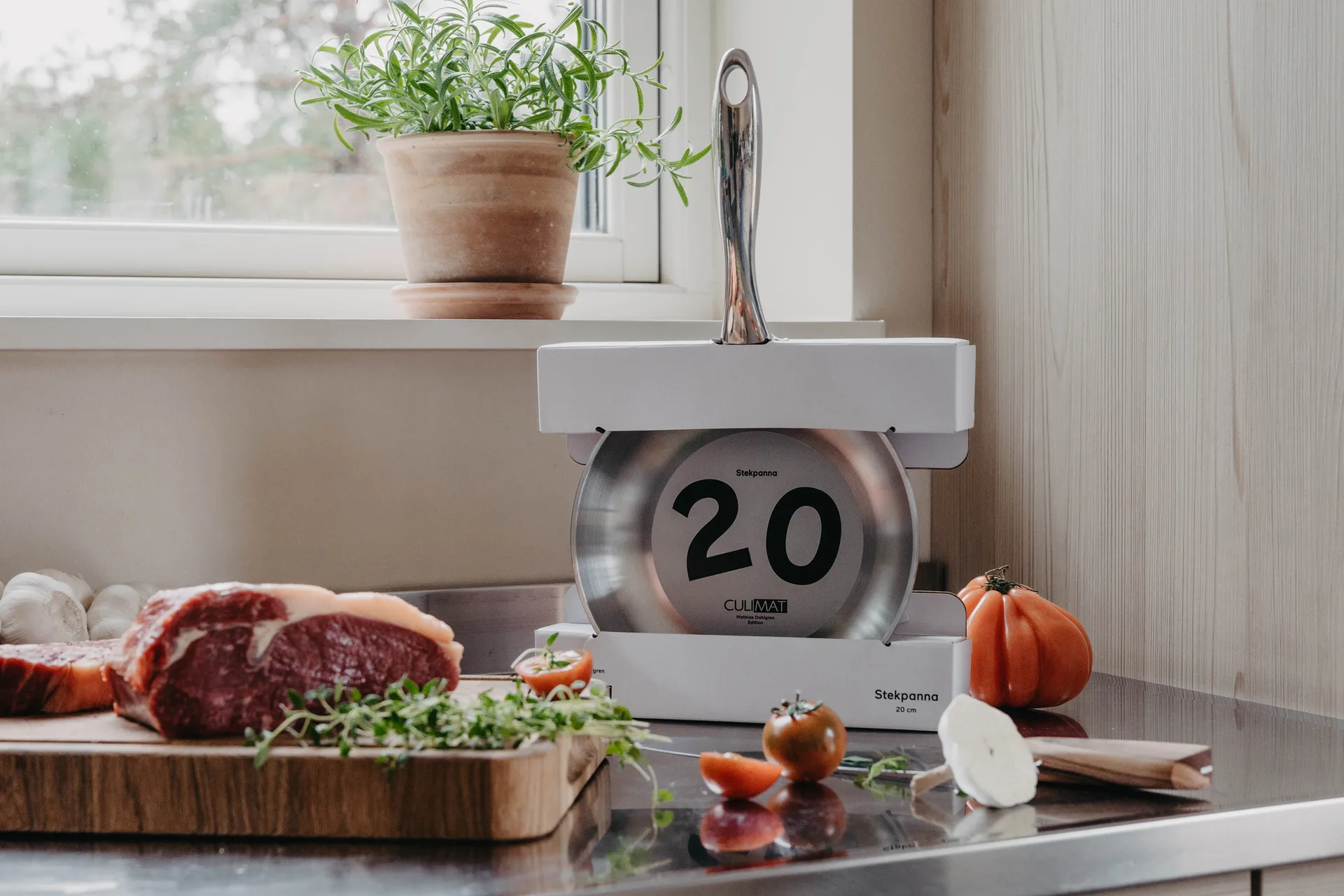 Culimat stekpanna 5-Ply rostffreier Stahl, 20 cm Culimat