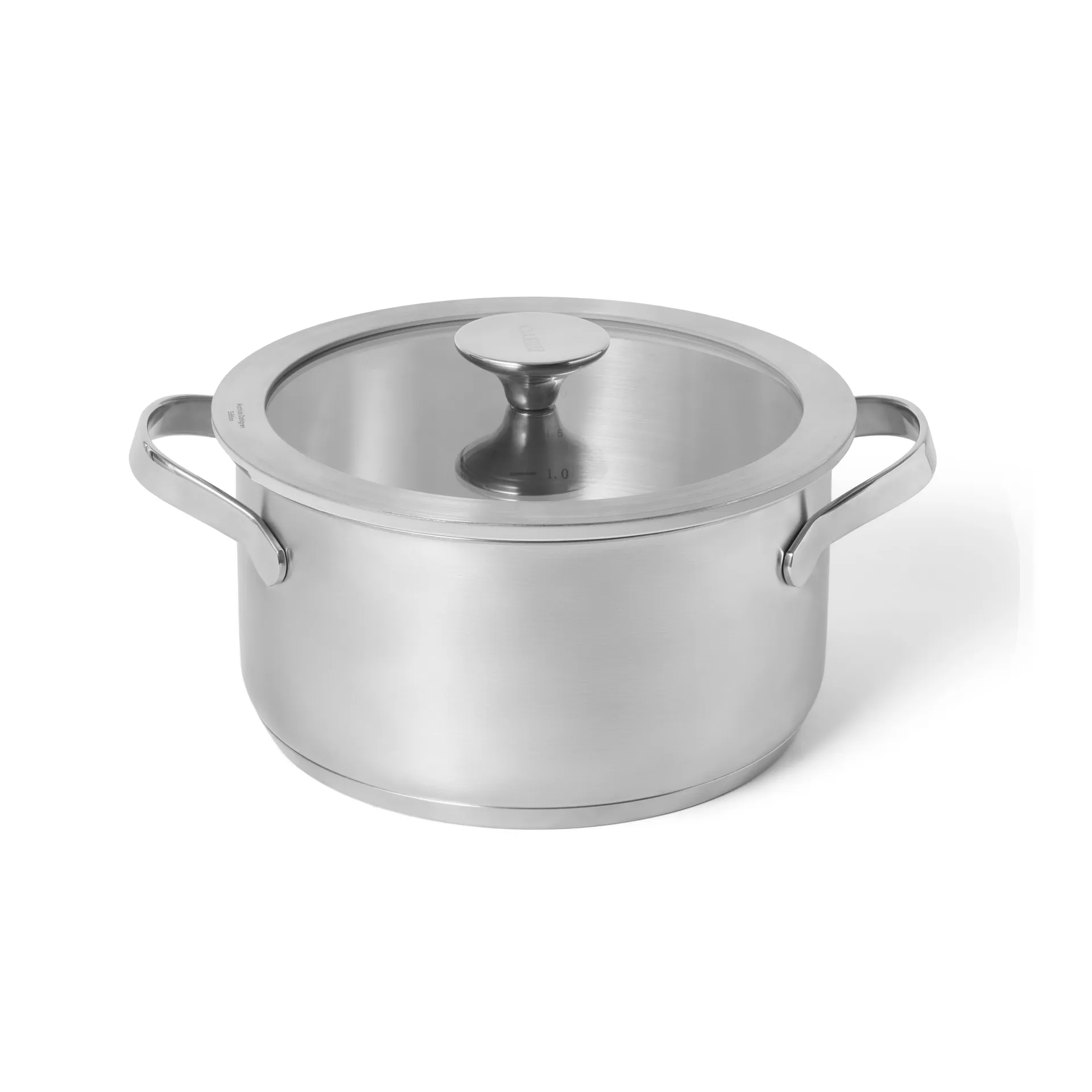 Culimat Topf, Edelstahl, Glasdeckel, 3 L Culimat