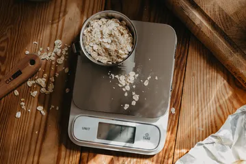 digitale Küchenwaage, wasserdicht - Weiß-silber - Culimat