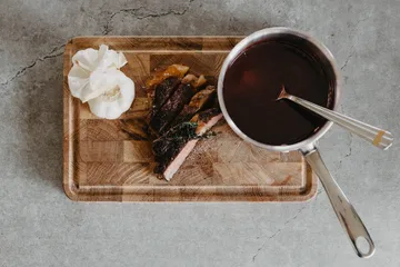 Schneidebrett Eiche Stabverleimt mit Rinne - 30×20 cm - Culimat