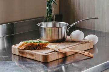 Schneidebrett Eiche Stabverleimt mit Rinne - 40×25 cm - Culimat