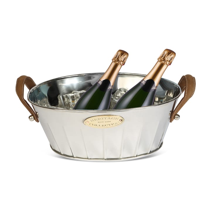 Heritage Champagnerkühler mit Leder Henkel, 30cm Culinary Concepts