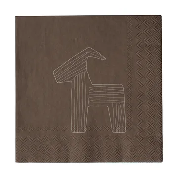Bruse Papierservietten 33x33 cm 20er-Pack - Brown - DBKD
