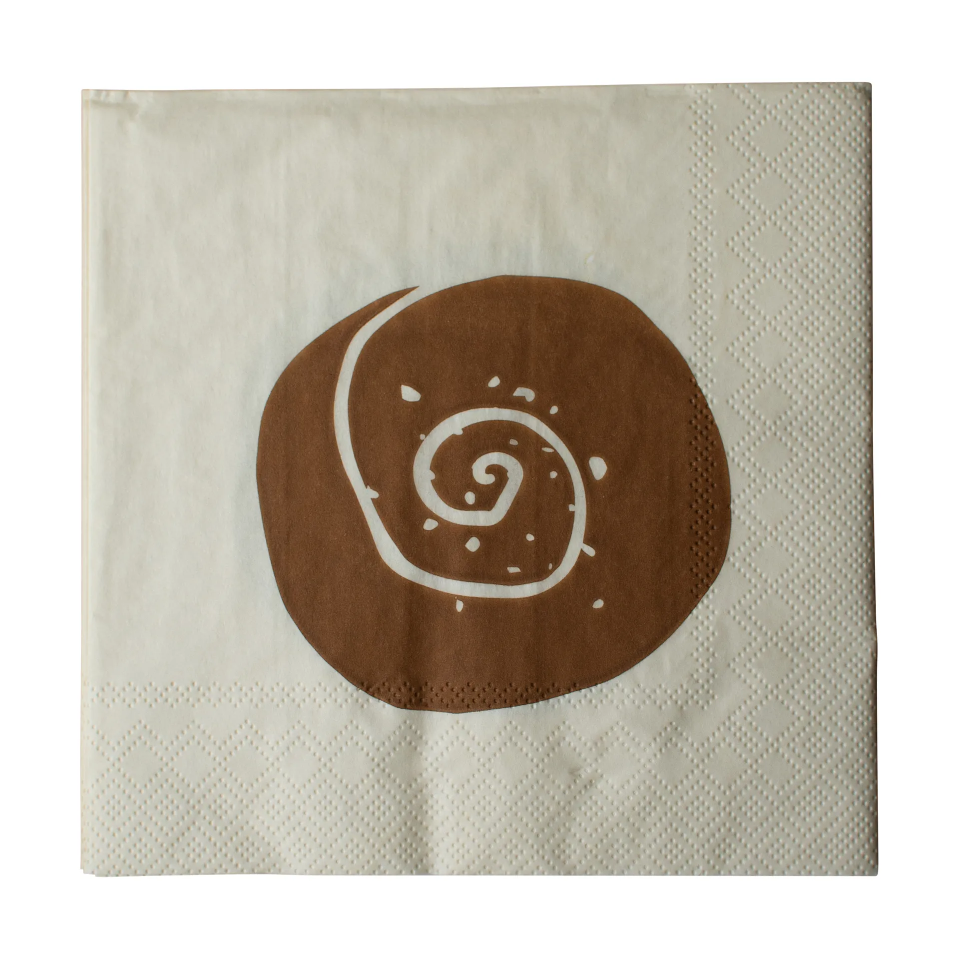 Bulle Papierservietten 20‑teilig, Creme-Brown, 33x33 cm DBKD