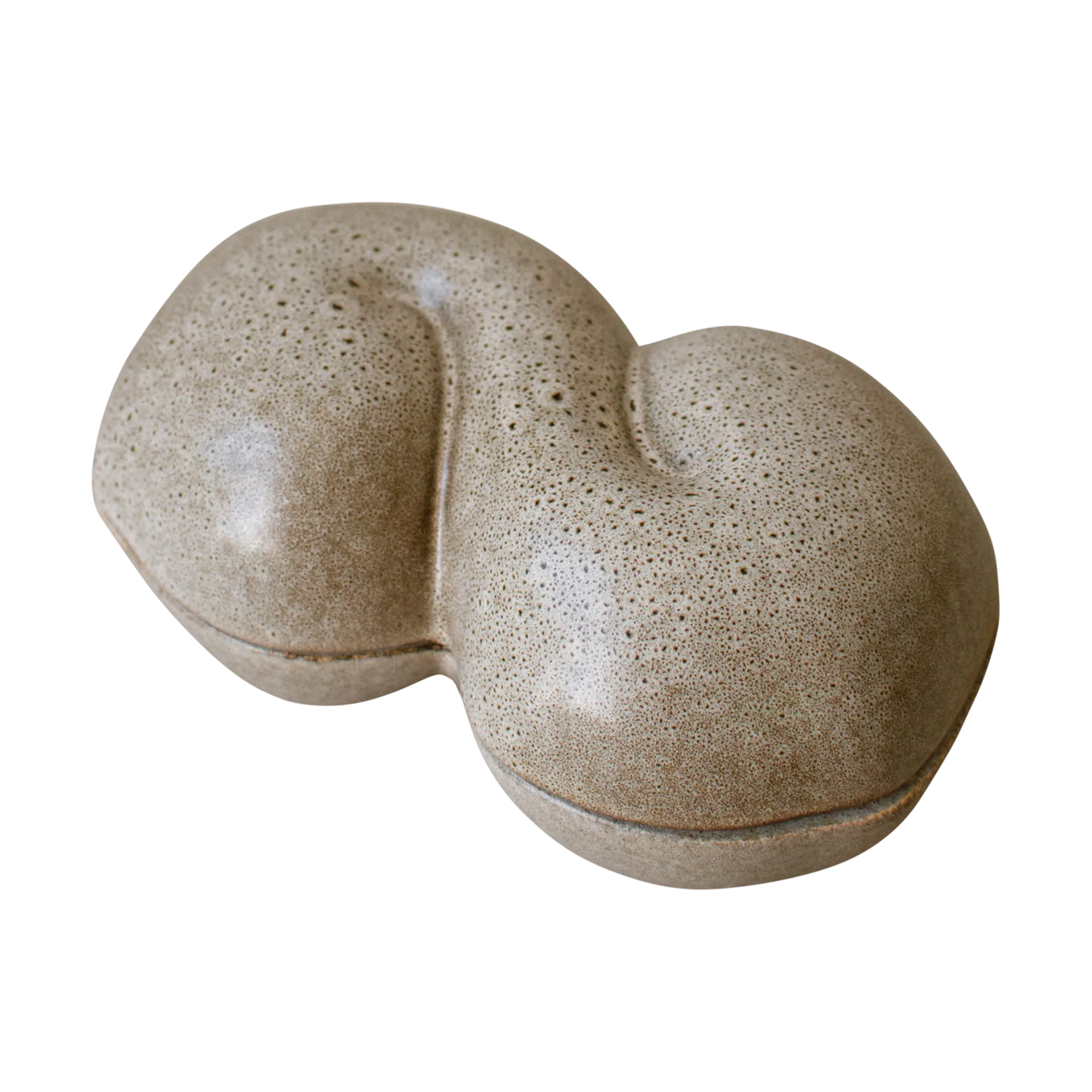 Bun Schale mit Deckel 11x18cm, Beige DBKD