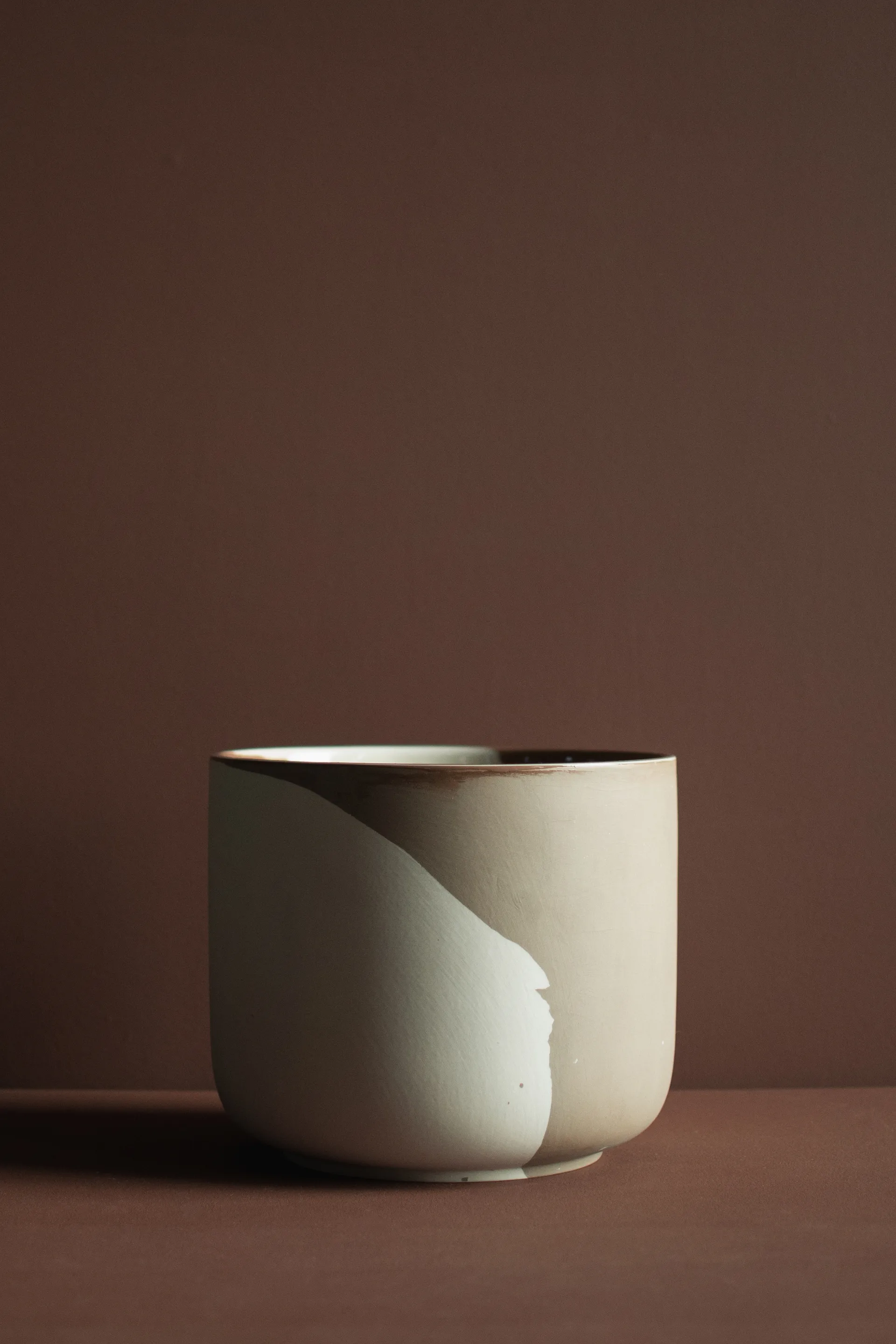 Calm Blumentopf Ø23 cm, Beige-brown DBKD