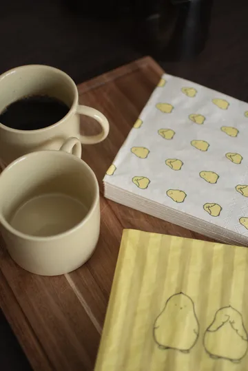 Chubby chicken Papierserviette 20-teilig - Yellow, 33x33 cm - DBKD