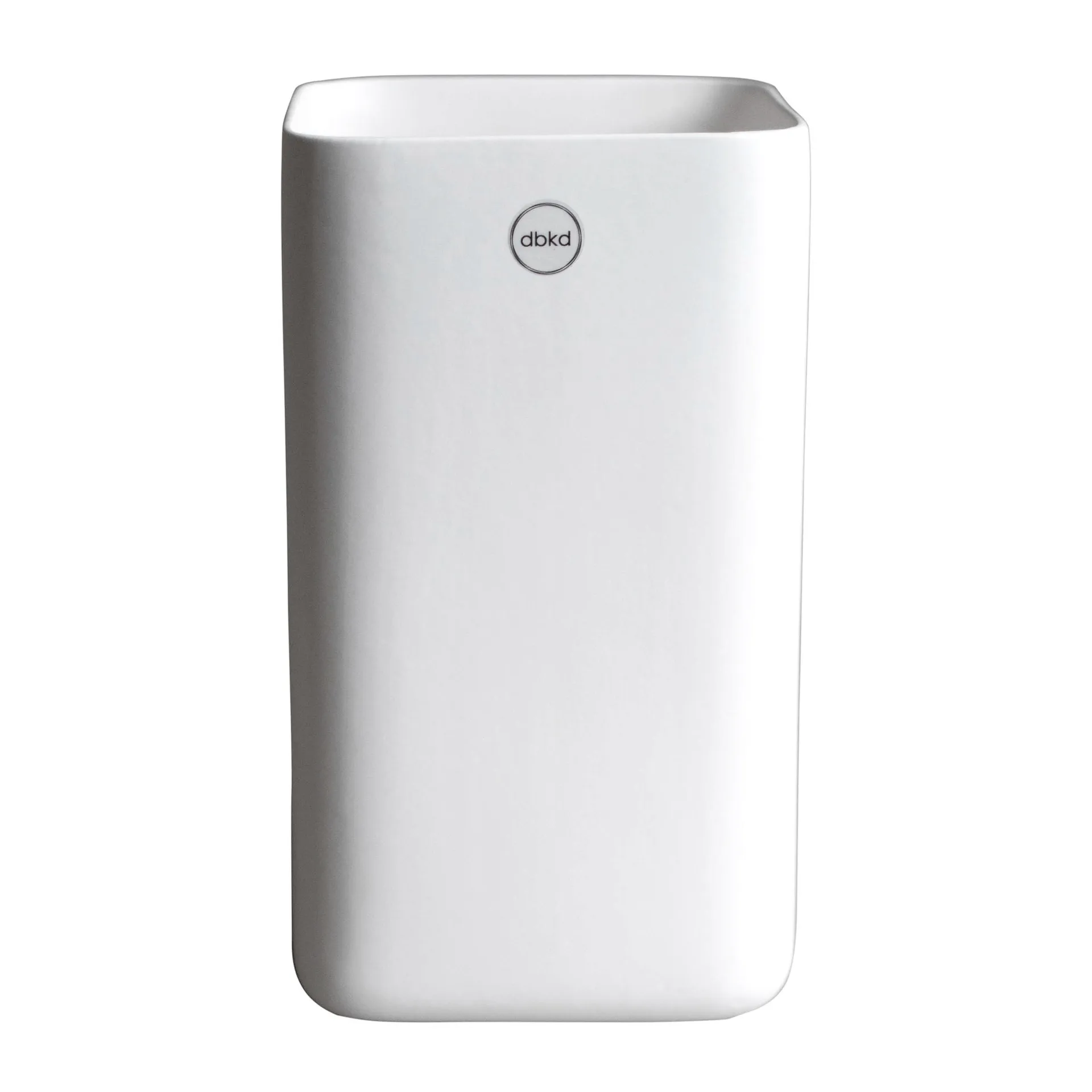 Cube Blumentopf large Ø13cm, Matte white DBKD