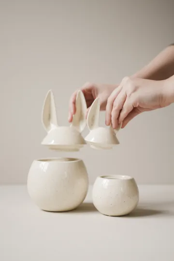 DBKD Eating rabbit Schale klein - Vanilla - DBKD