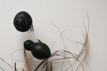 DBKD Swedish Birds Osterdekoration 2er Pack - Black - DBKD