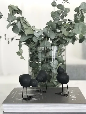 DBKD Swedish Birds Osterdekoration 2er Pack - Black - DBKD