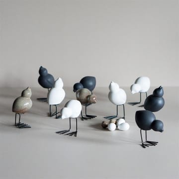 DBKD Swedish Birds Osterdekoration 2er Pack - Black - DBKD